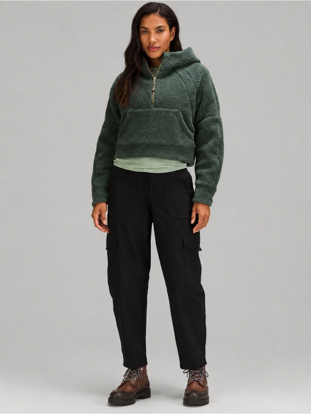 Lululemon Light Utilitech Cargo Pocket High-Rise Pants Black 26